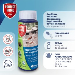Acquista BIXAN ANTIFORMICHE 500 GR solubile in acqua anche contro pulcie e zecche con riferimento 86601001 della ditta SBM life science