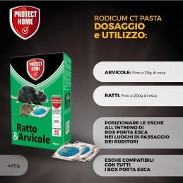 Acquista RODICUM CT pâte mort-aux-rats x 480 gr con riferimento 86600802 della ditta SBM life science
