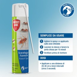 Acquista FASTION spray scarafaggi e formiche 400 ml con riferimento 86601123 della ditta SBM life science