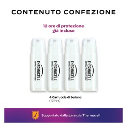 Acquista Thermacell Butane Cartridge Refills 4 pieces 48 hours con riferimento 86601656 della ditta Thermacell